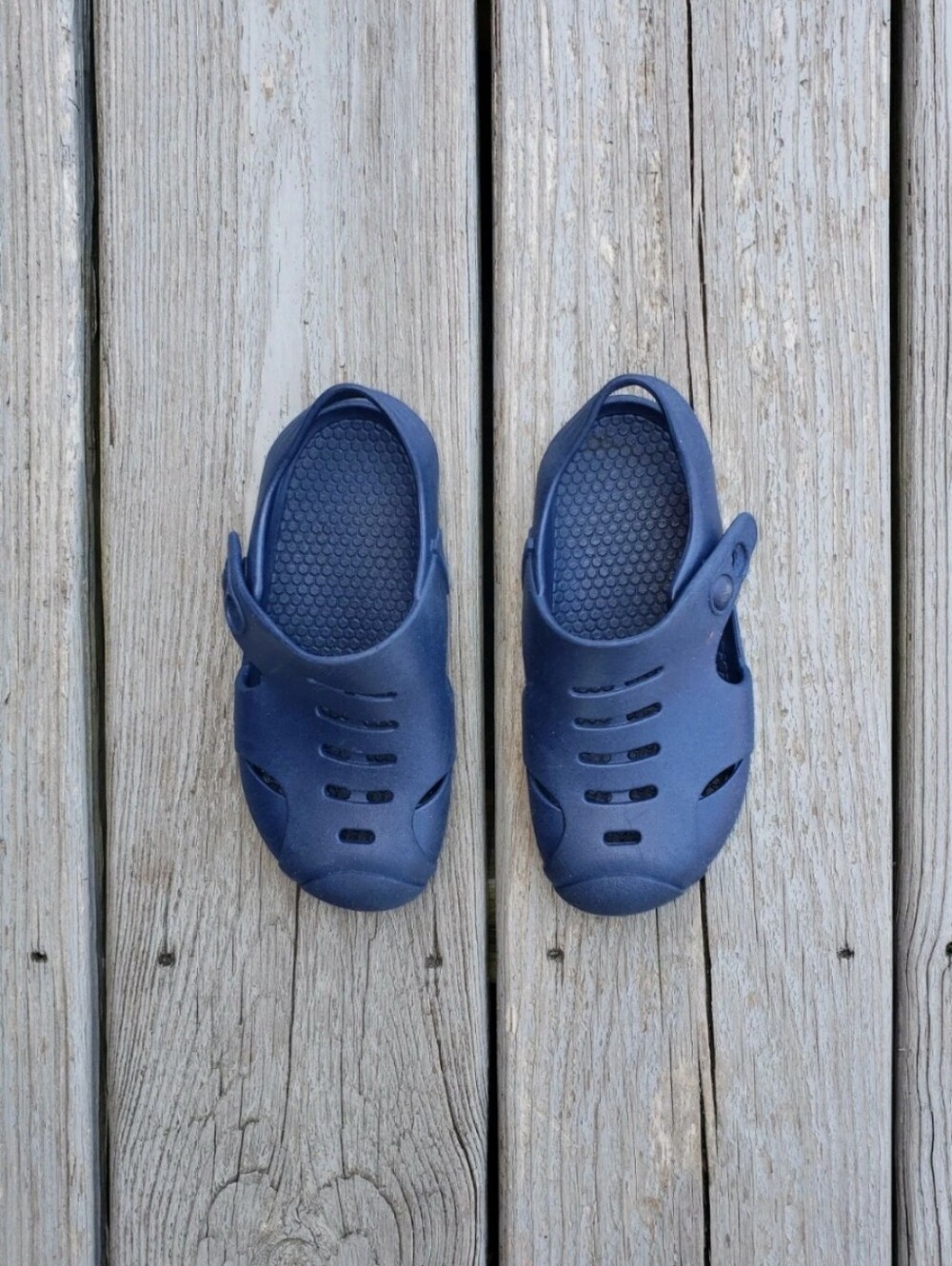OKABASHI Kids Cater Navy Sandals Size 10                  Clogs